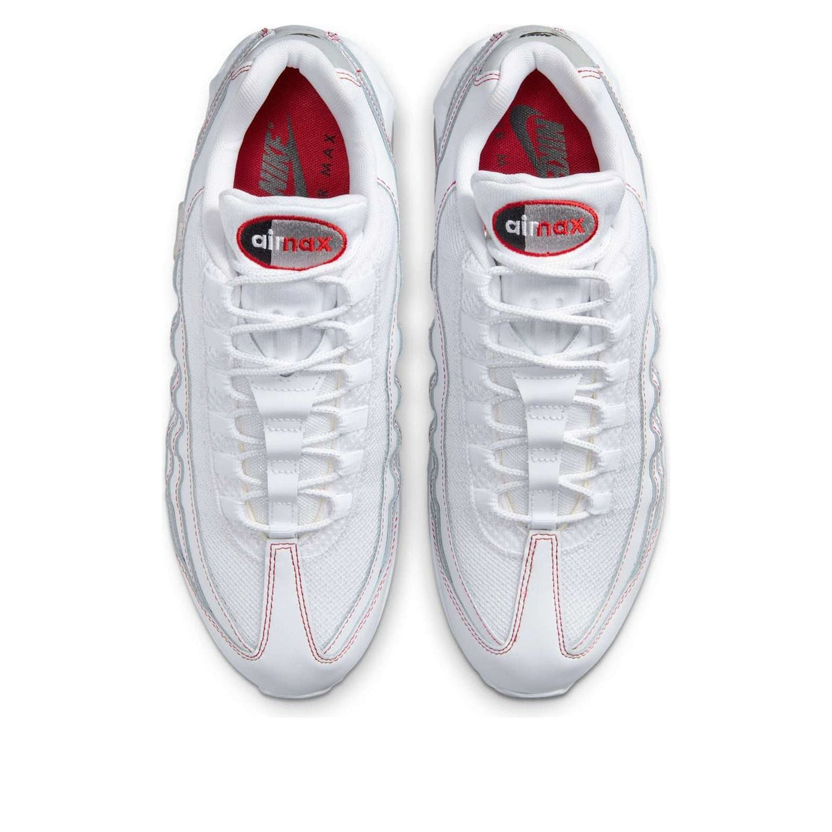 Nike Air Max 95 OG Big Bubble White University Red - Im Your Wardrobe