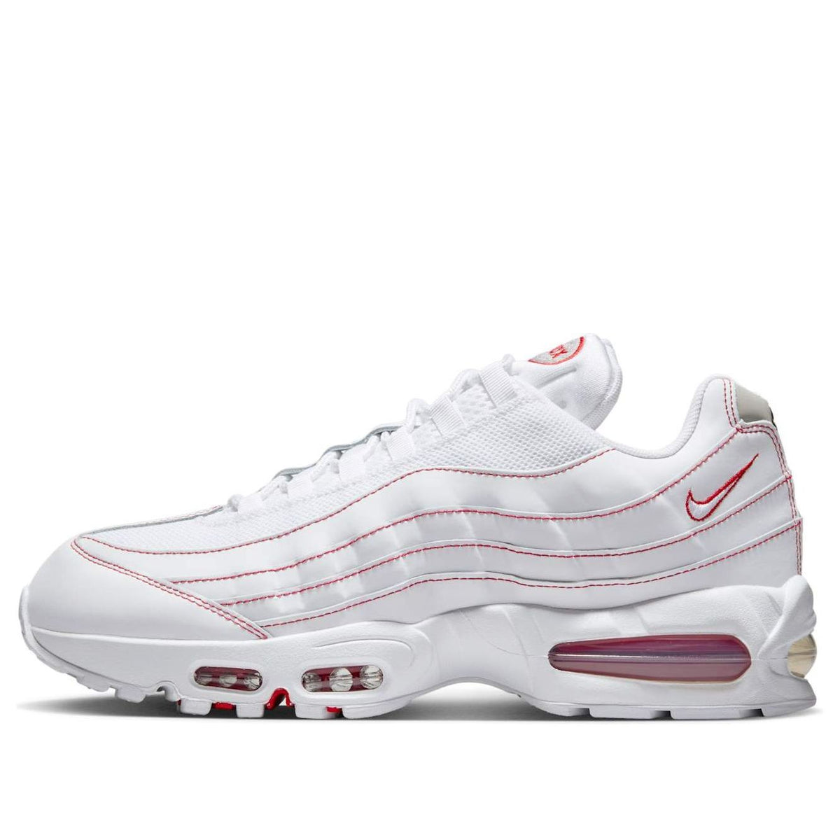 Nike Air Max 95 OG Big Bubble White University Red - Im Your Wardrobe