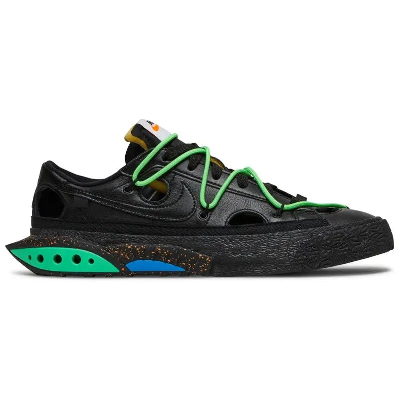 Nike Blazer Low Off - White Black Electro Green - Im Your Wardrobe