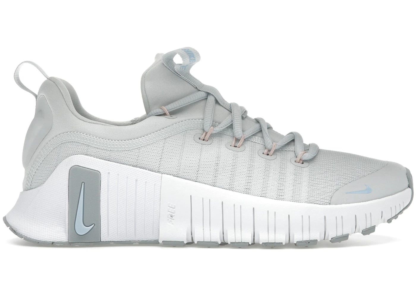 Nike Free Metcon 6 Photon Dust Light Smoke Grey Summit White Metallic Silver (Women's) - Im Your Wardrobe