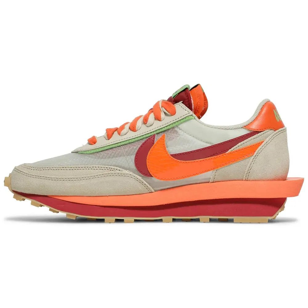 Nike LD Waffle Sacai CLOT Kiss of Death Net Orange Blaze - Im Your Wardrobe