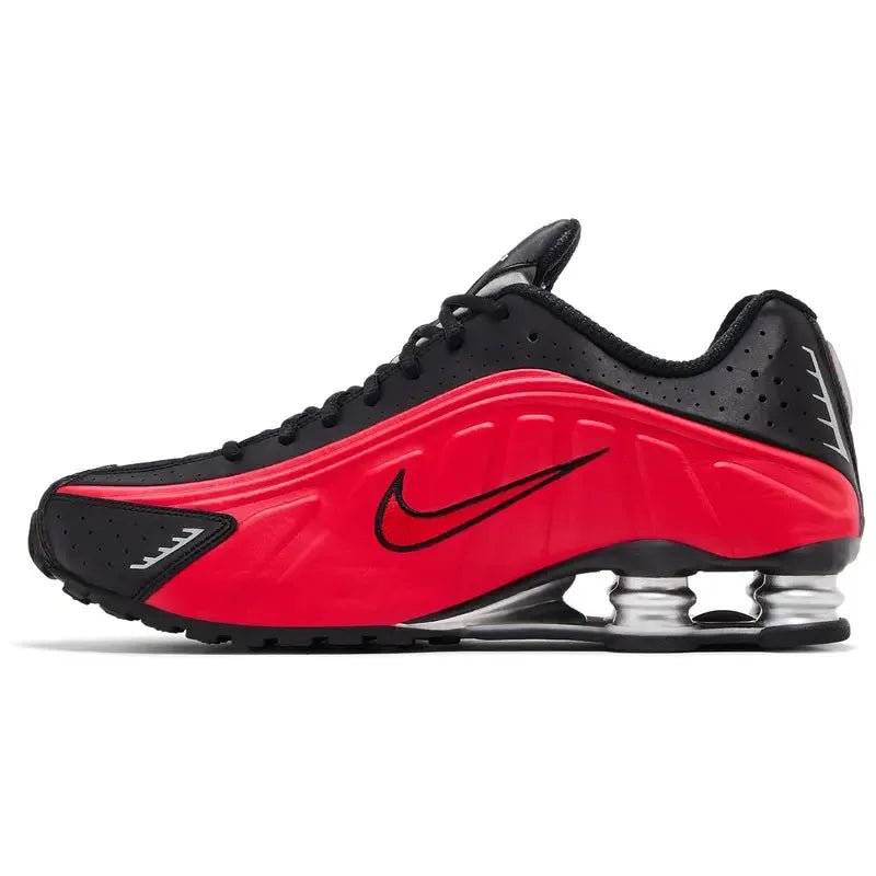 Nike Shox R4 University Red Black Metallic Silver - Im Your Wardrobe