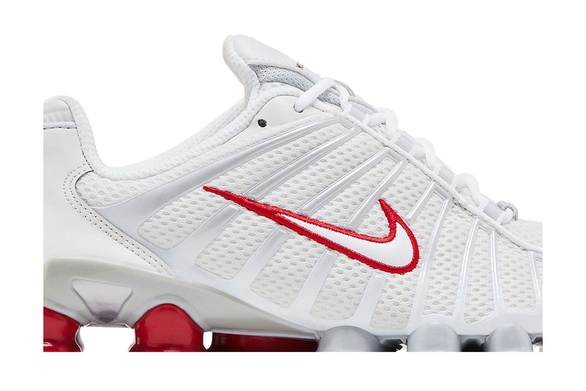 Nike Shox TL Platinum Tint Gym Red - Im Your Wardrobe