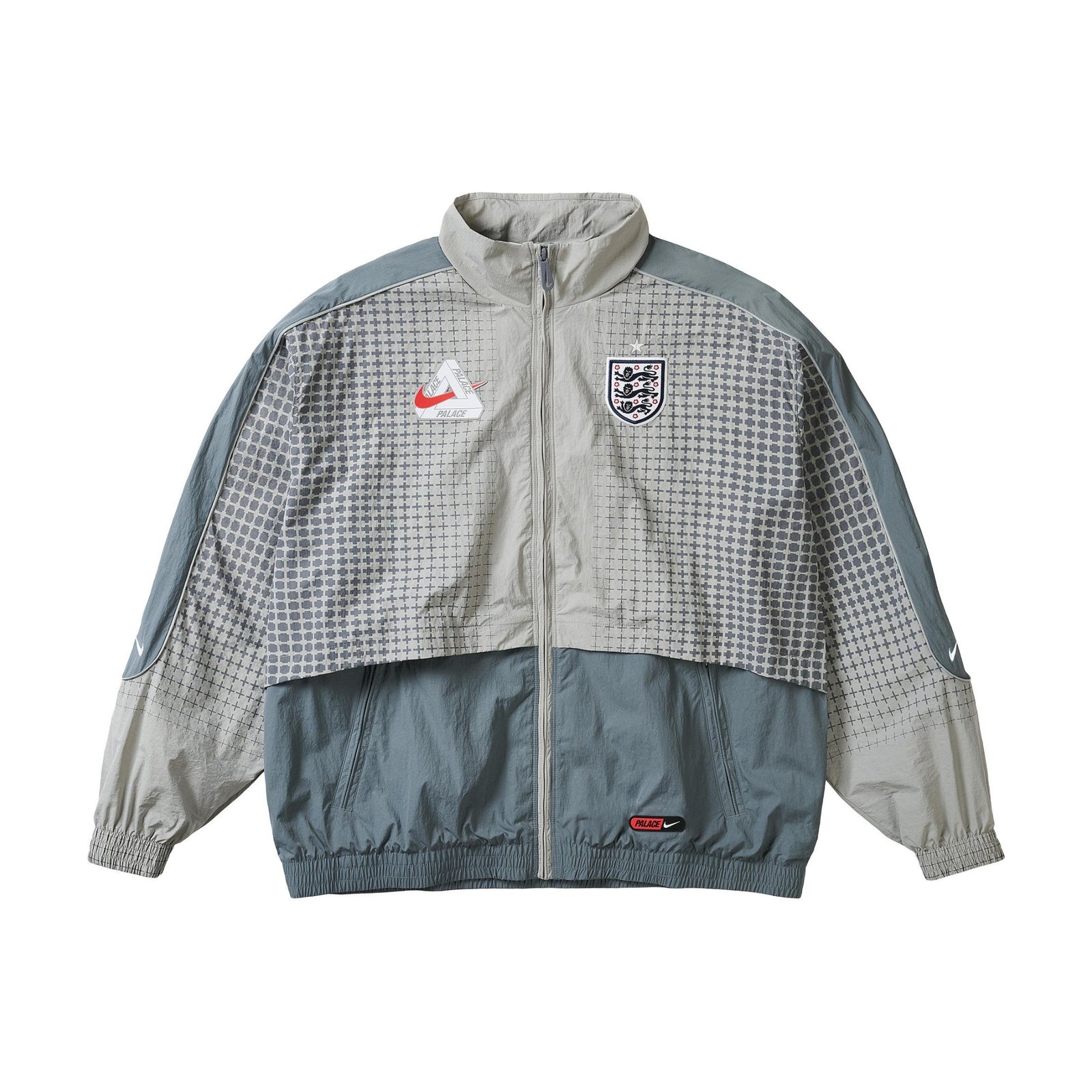 Nike x Palace World Cup Tracksuit Jacket England Grey front