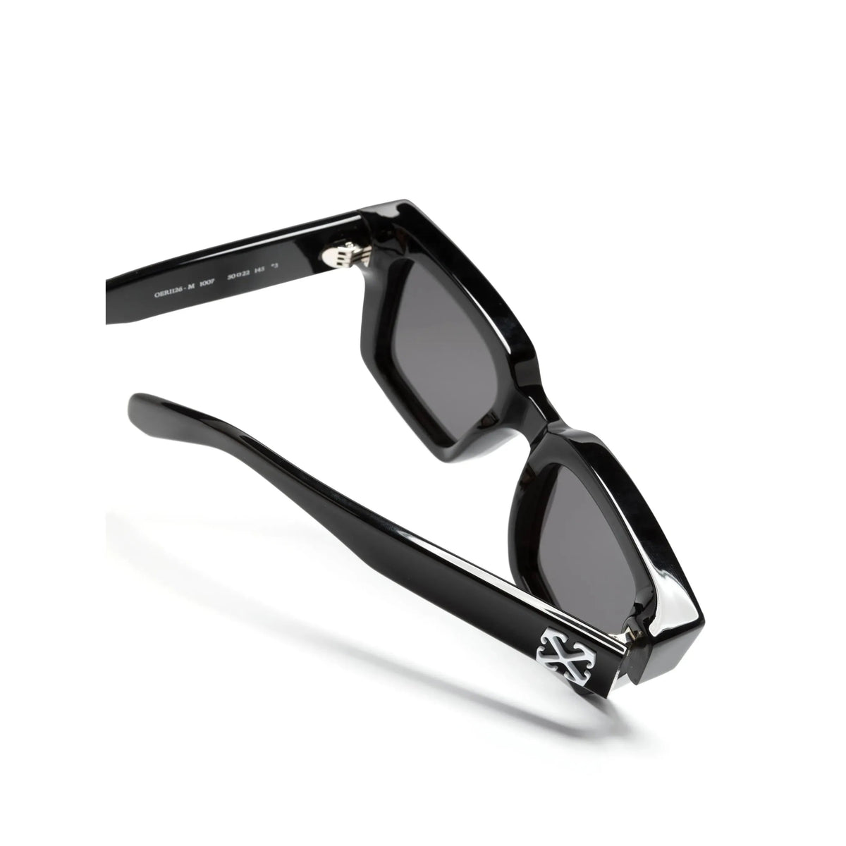 OFF - WHITE Virgil Square Frame Sunglasses Black/Grey (OERI126S24PLA0011007) - Im Your Wardrobe