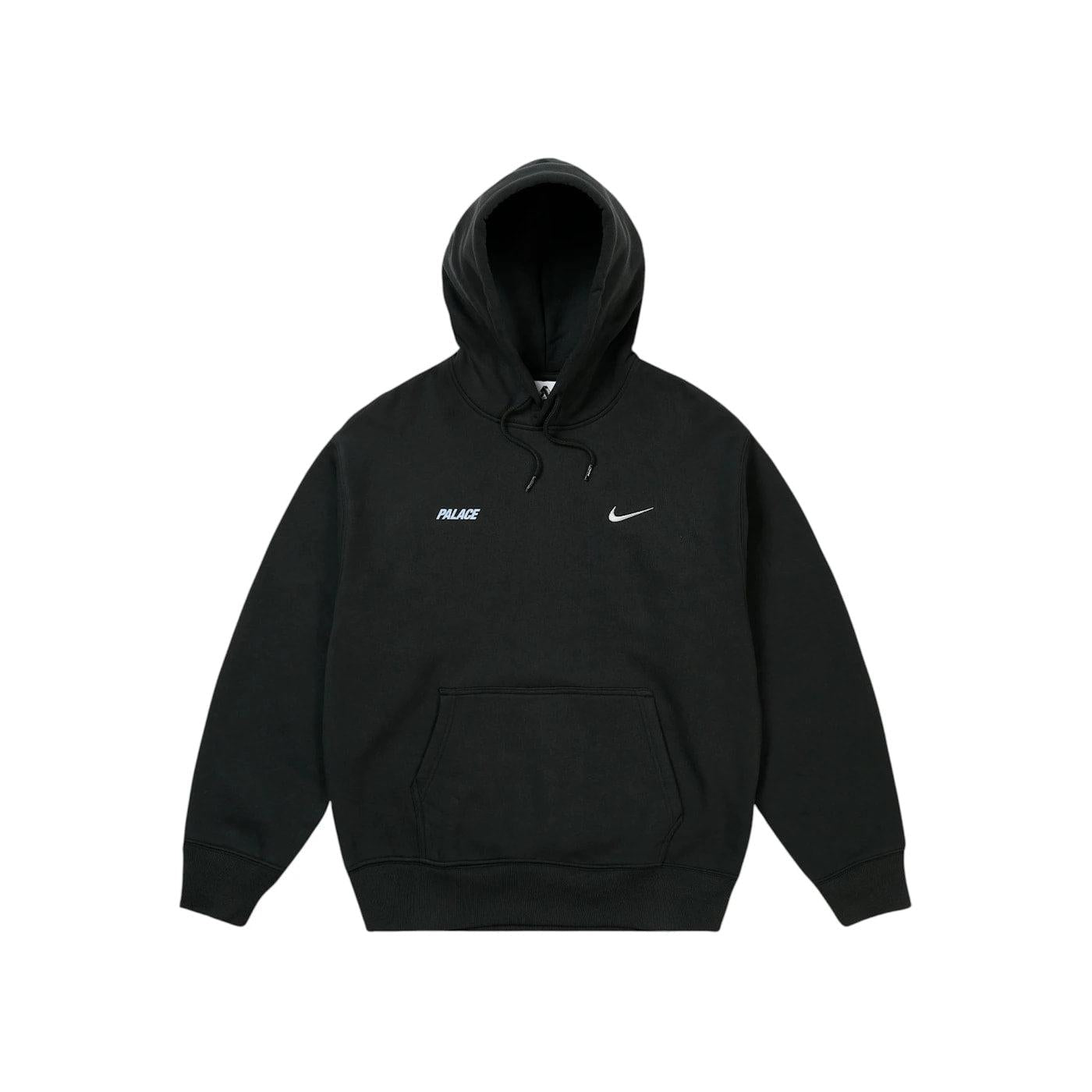 Palace x Nike Font Swoosh Hoodie Black - Im Your Wardrobe