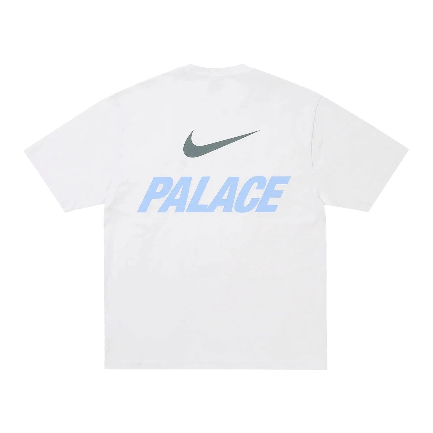 Palace x Nike Font Swoosh T-shirt White - Im Your Wardrobe