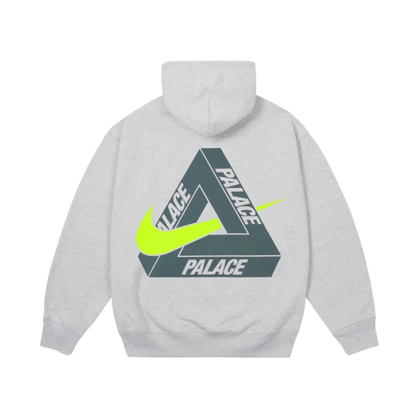 Palace x Nike Tri Swoosh Hood Grey Marl - Im Your Wardrobe