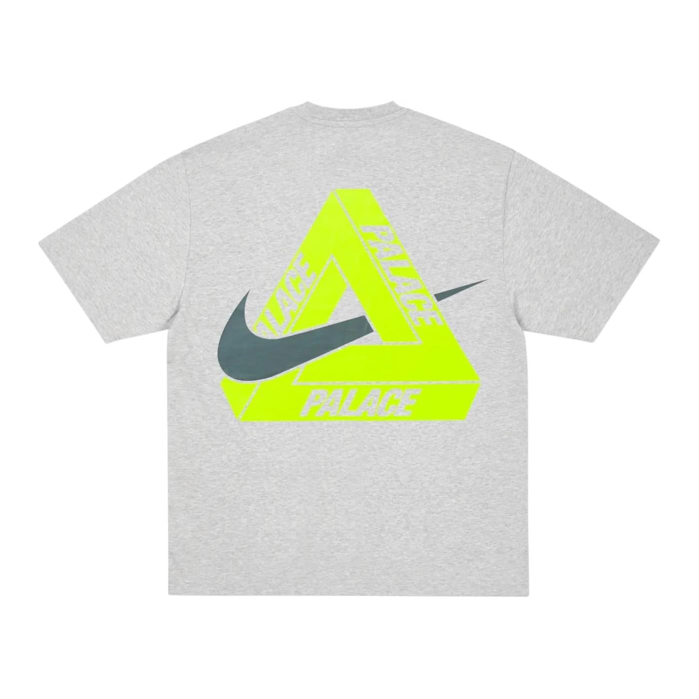 Palace x Nike Tri Swoosh T-Shirt Grey Marl - Im Your Wardrobe