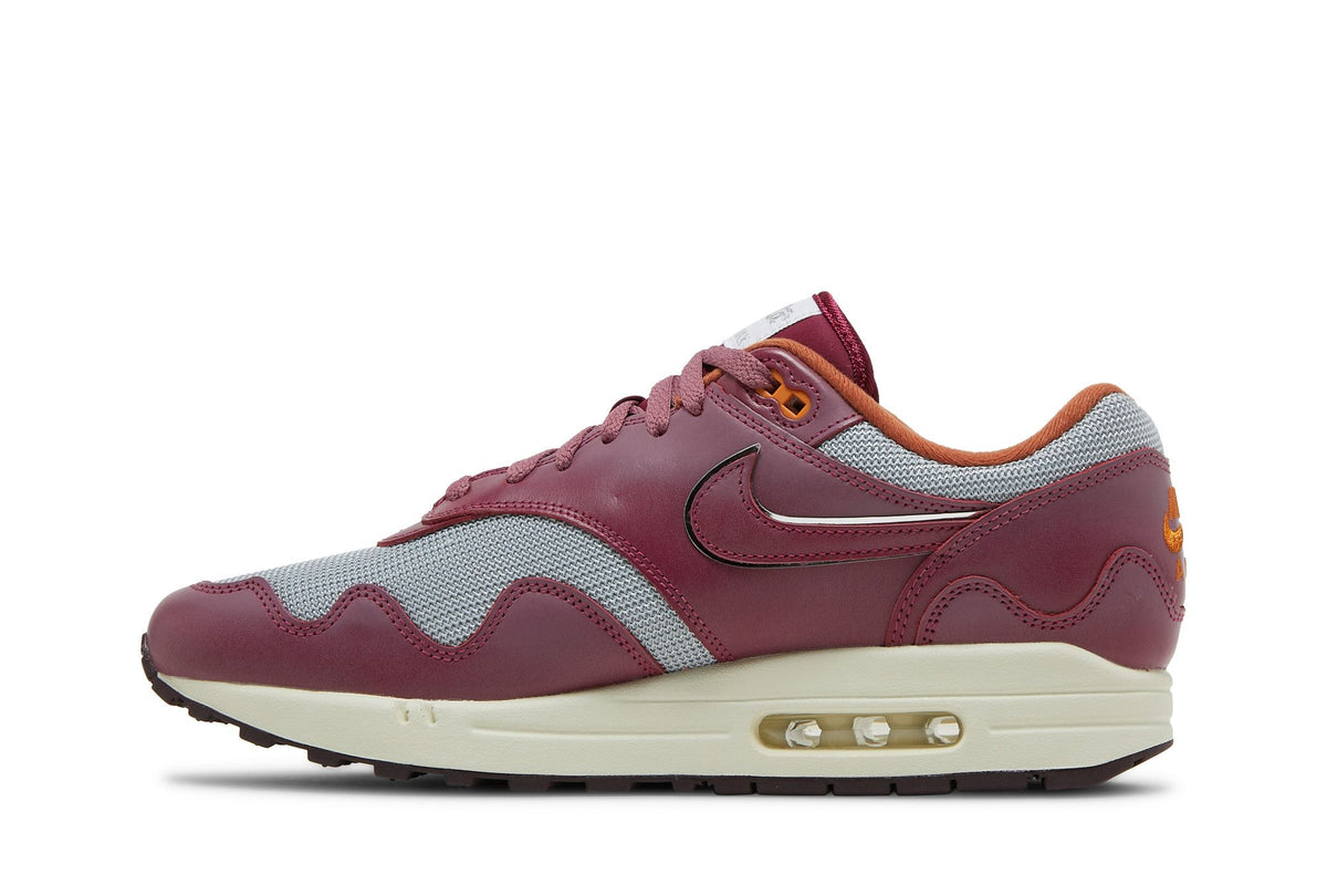 Patta x Nike Air Max 1 Rush Maroon - Im Your Wardrobe