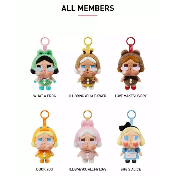 Pop Mart CryBaby Crying Again Series Vinyl Face Plush Sealed Case (6 Blind Box) - Im Your Wardrobe