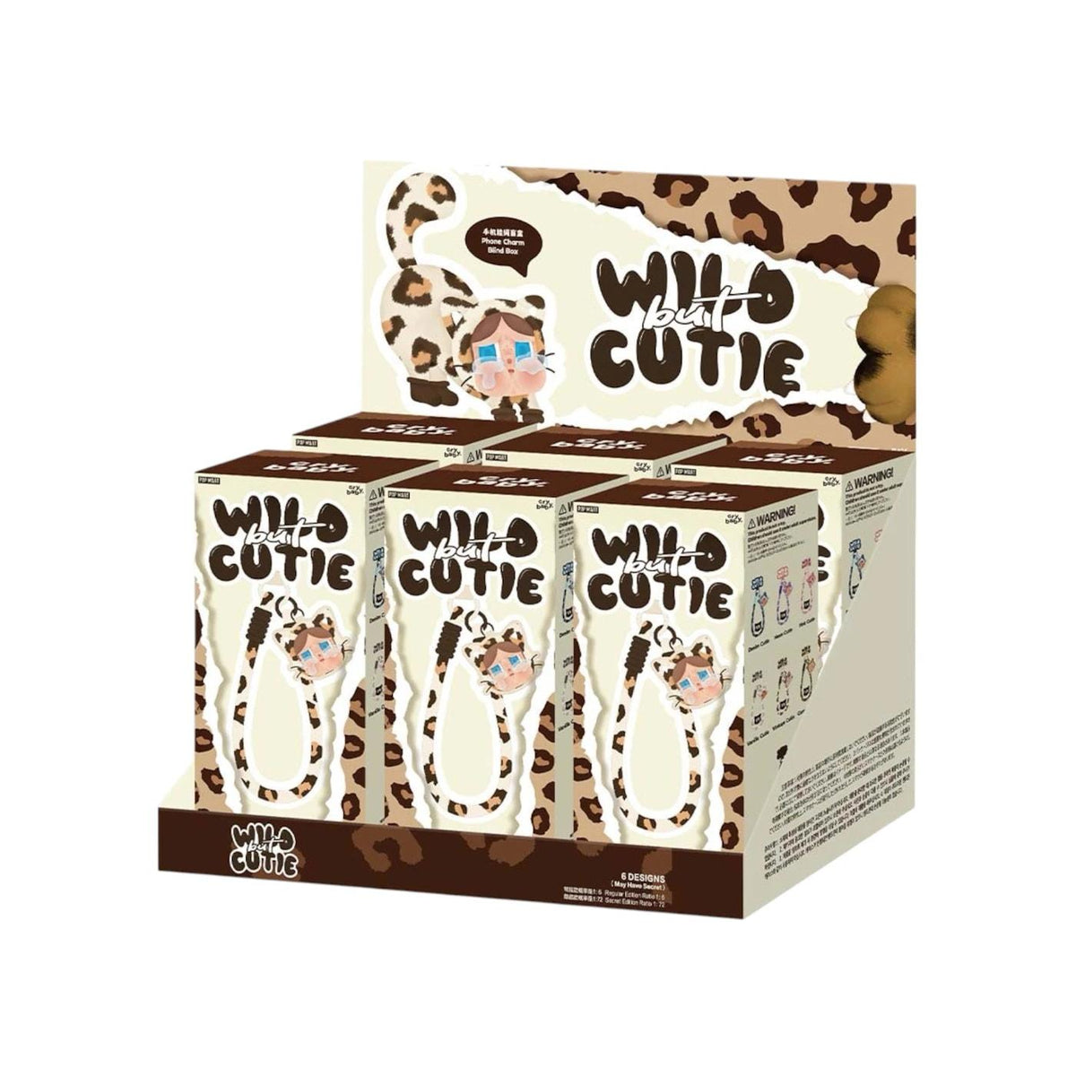 Pop Mart Crybaby Wild but Cutie Series Phone Charm Sealed Case (6 Blind Box) - Im Your Wardrobe