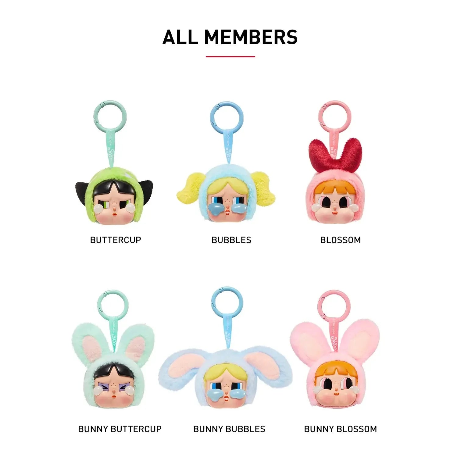 Pop Mart CryBaby x Powerpuff Girls Series Vinyl Face Plush Blind Box - Im Your Wardrobe