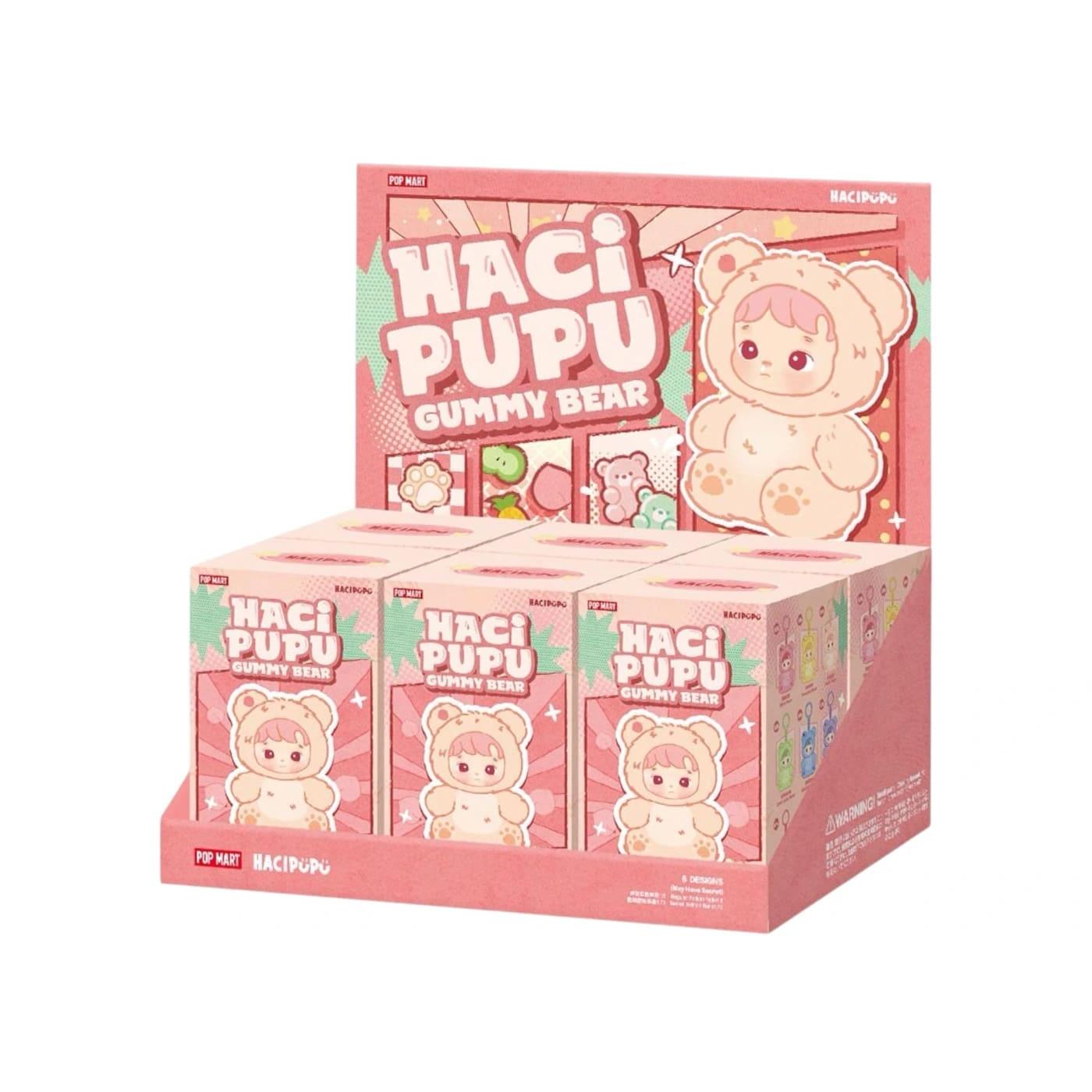 Pop Mart HACIPUPU Gummy Bear Series Vinyl Plush Pendant Sealed Case (6 Blind Box) - Im Your Wardrobe