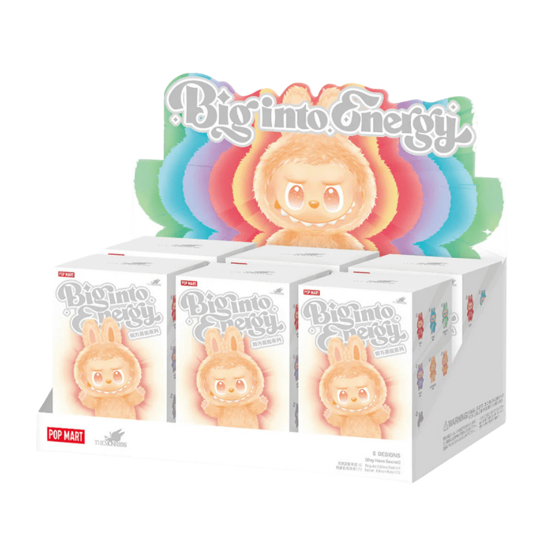Pop Mart Labubu The Monsters Big into Energy Series Vinyl Plush Pendant Sealed Case (6 Blind Box) - Im Your Wardrobe