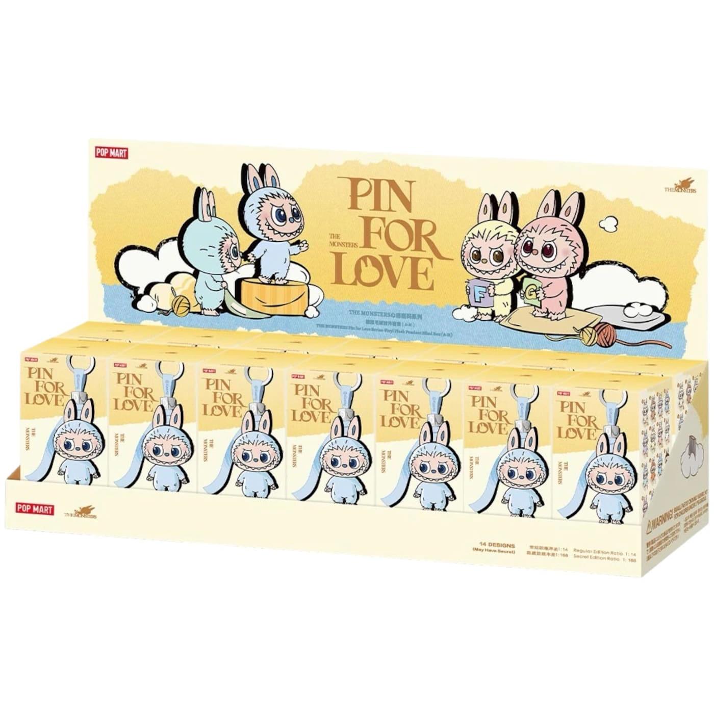 Pop Mart Labubu The Monsters Pin for Love Series Vinyl Plush Pendant (A - M) Single Blind Box - Im Your Wardrobe