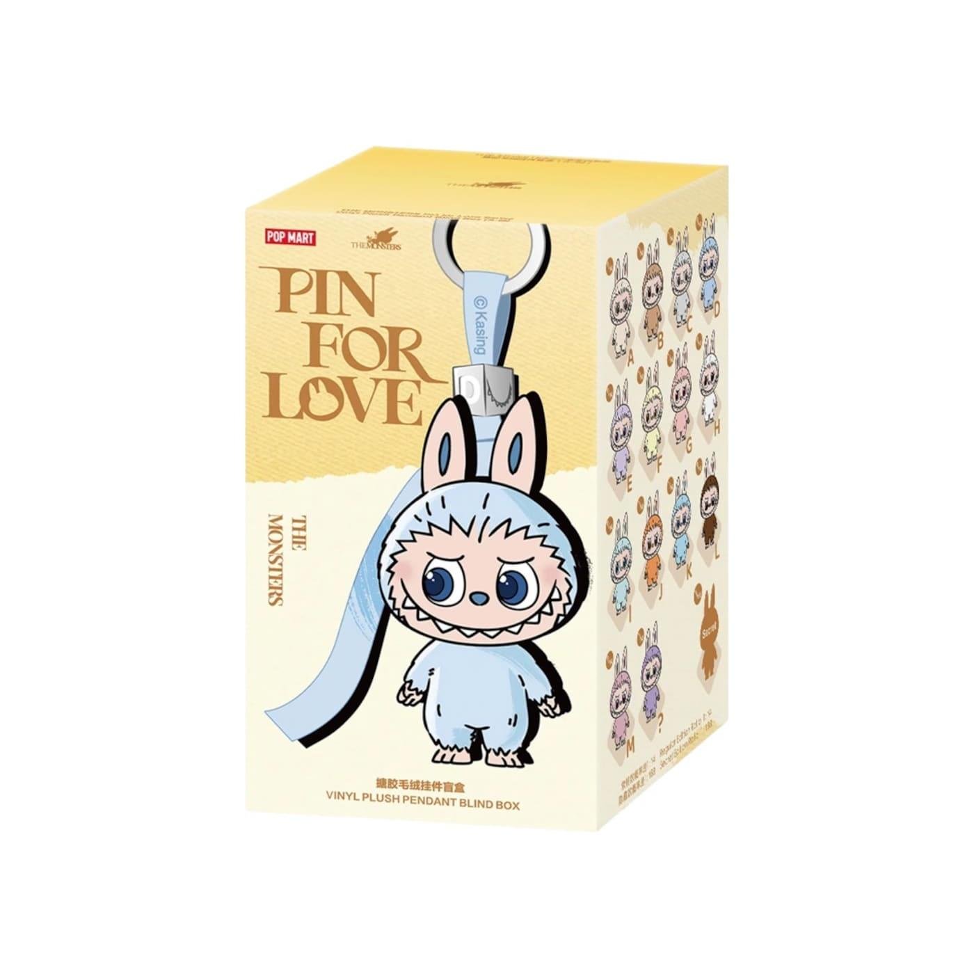 Pop Mart Labubu The Monsters Pin for Love Series Vinyl Plush Pendant (A - M) Single Blind Box - Im Your Wardrobe