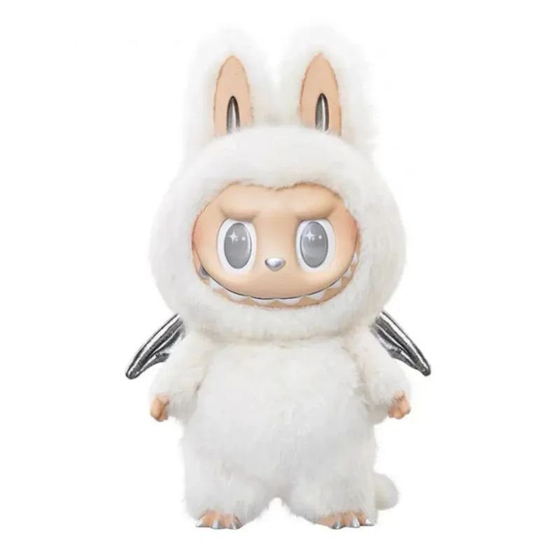 Pop Mart The Monsters Labubu Zimomo Angel in Clouds Figure + Tote Bag - Im Your Wardrobe