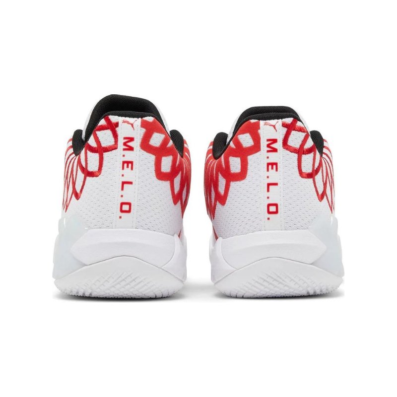 Puma - LaMelo Ball MB.01 Lo 'Team Colors - White High Risk Red' - Im Your Wardrobe