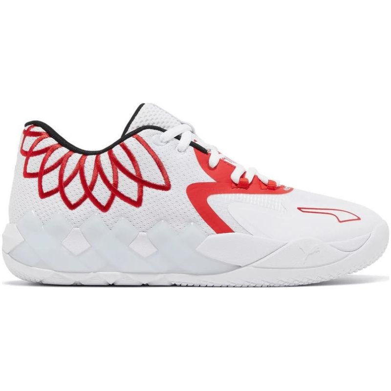 Puma - LaMelo Ball MB.01 Lo 'Team Colors - White High Risk Red' - Im Your Wardrobe