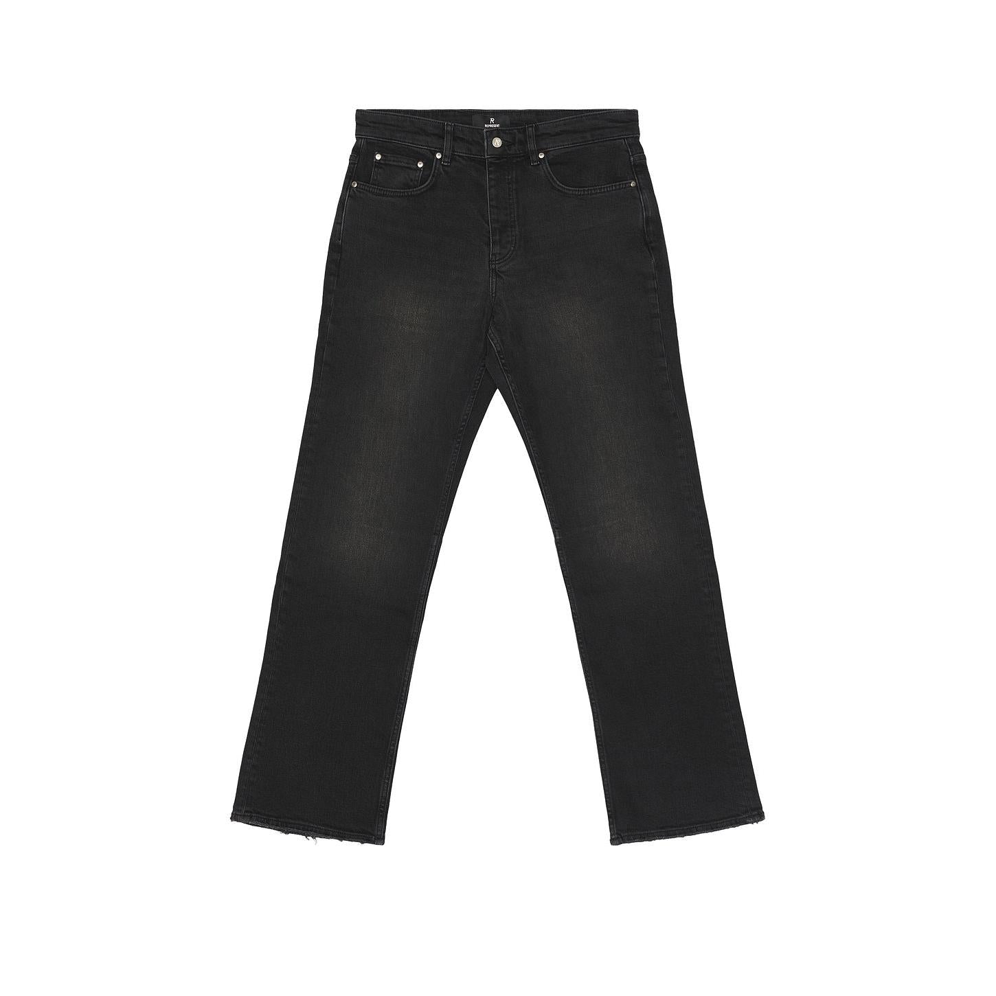 Represent Bootcut Denim Jeans Aged Black - Im Your Wardrobe