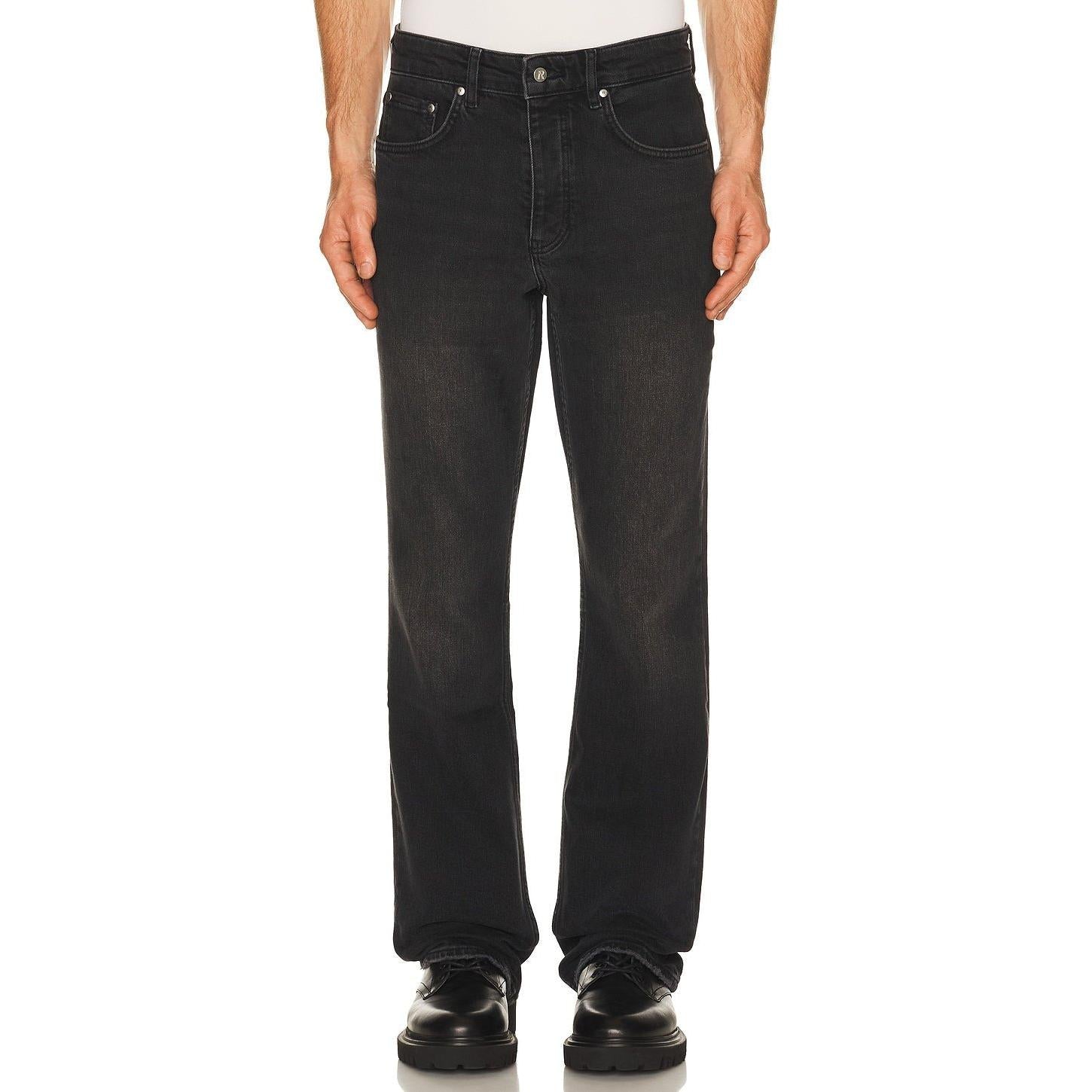 Represent Bootcut Denim Jeans Aged Black - Im Your Wardrobe