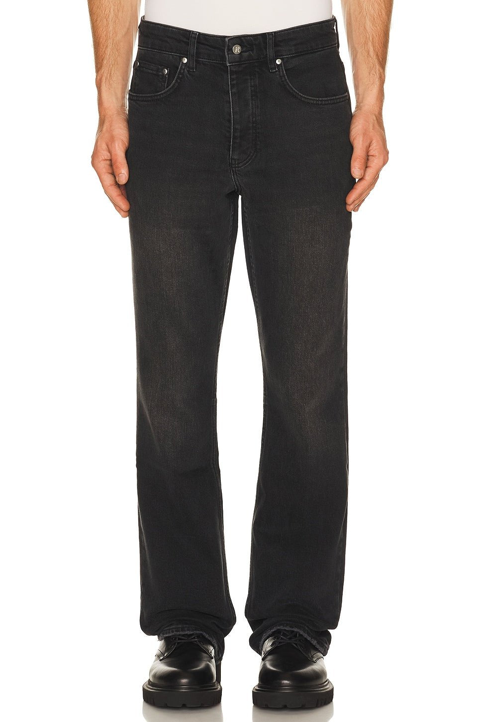 Represent Bootcut Denim Jeans Aged Black - Im Your Wardrobe