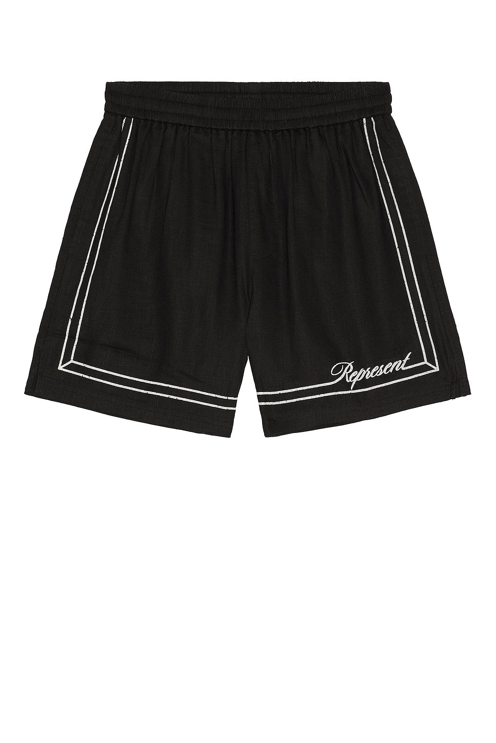 Represent Border Short Jet Black - Im Your Wardrobe