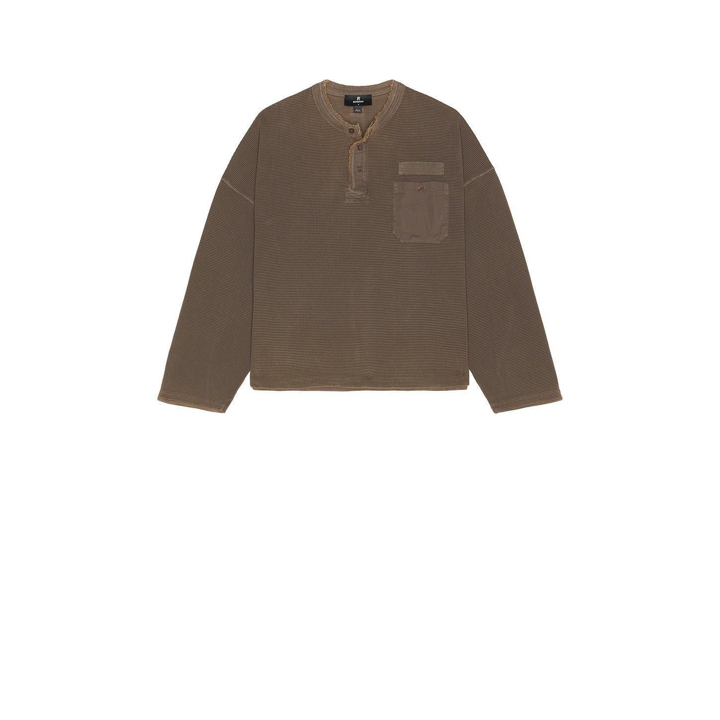 Represent Henley Sweatshirt Vintage Falcon - Im Your Wardrobe