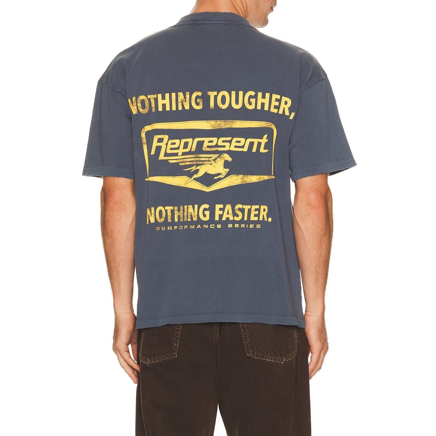 Represent Nothing Faster Tee Indigo - Im Your Wardrobe