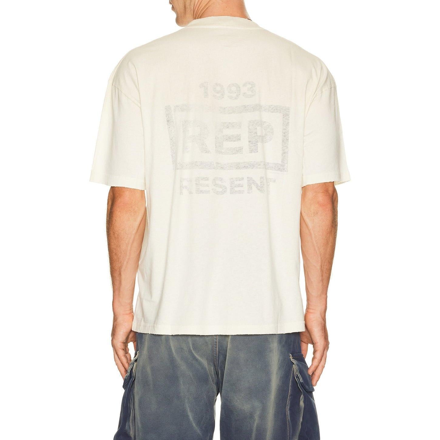 Represent Reverse Resent Tee Flat White - Im Your Wardrobe