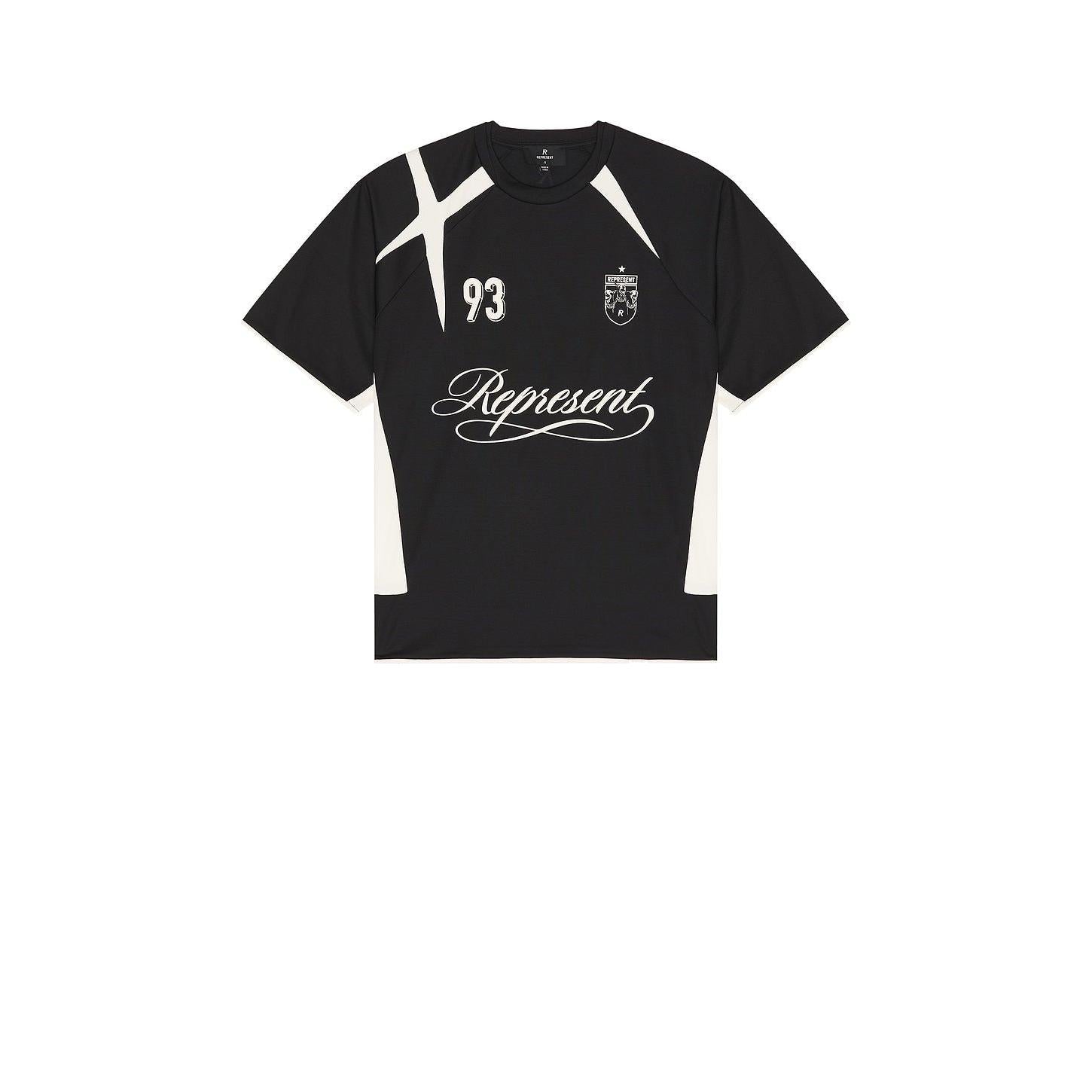 Represent Star Football Top Jet Black - Im Your Wardrobe