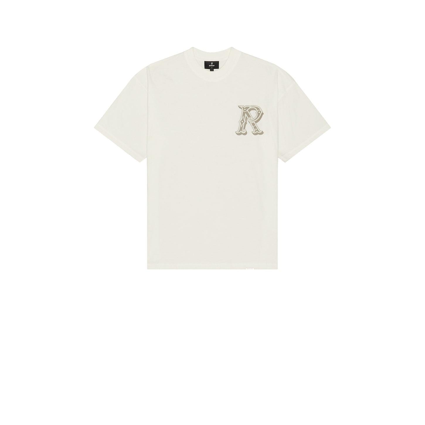 Represent Western Initial Tee Flat White - Im Your Wardrobe