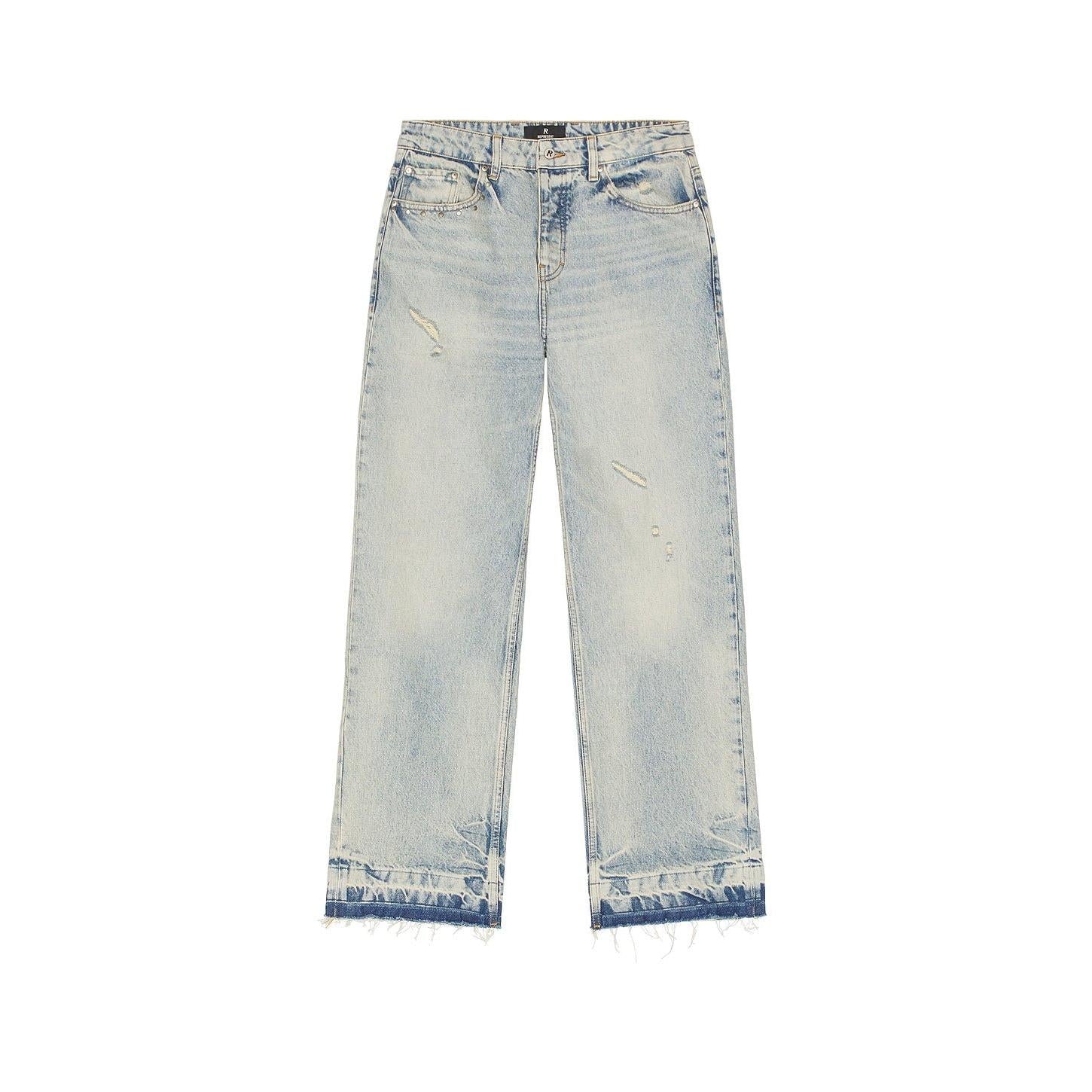 Represent x Guns N' Roses Denim Jeans Light Vintage Blue - Im Your Wardrobe