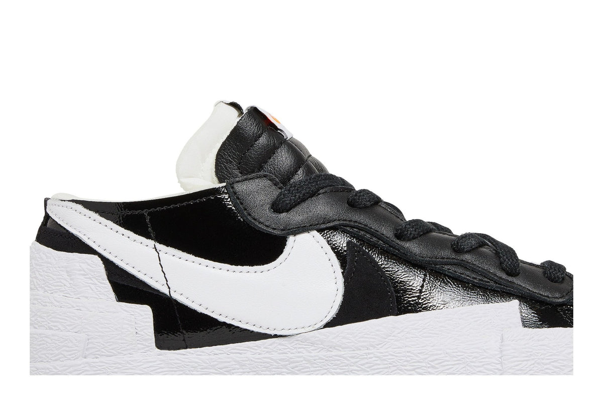 sacai x Nike Blazer Low Black Patent - Im Your Wardrobe