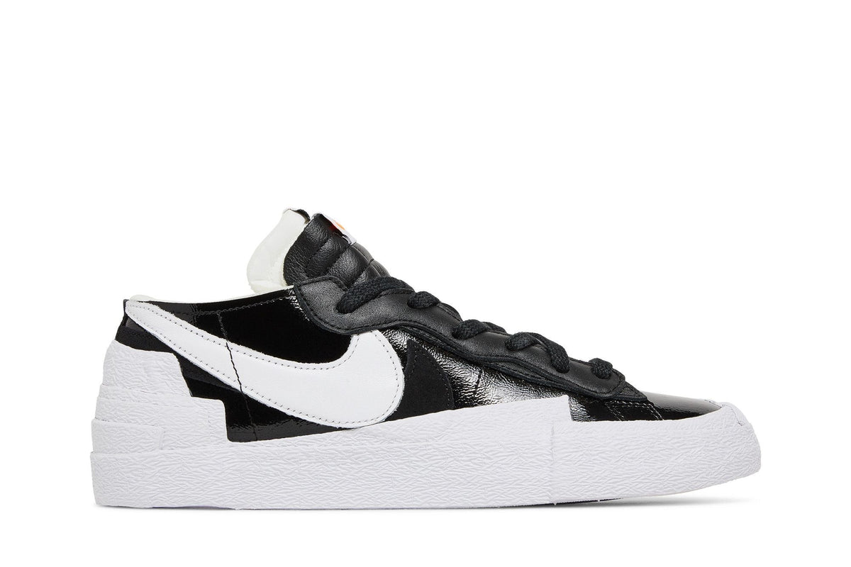 sacai x Nike Blazer Low Black Patent - Im Your Wardrobe