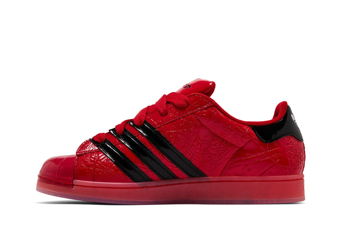 Sp5der x adidas Superstar Black Silver Metallic - Im Your Wardrobe