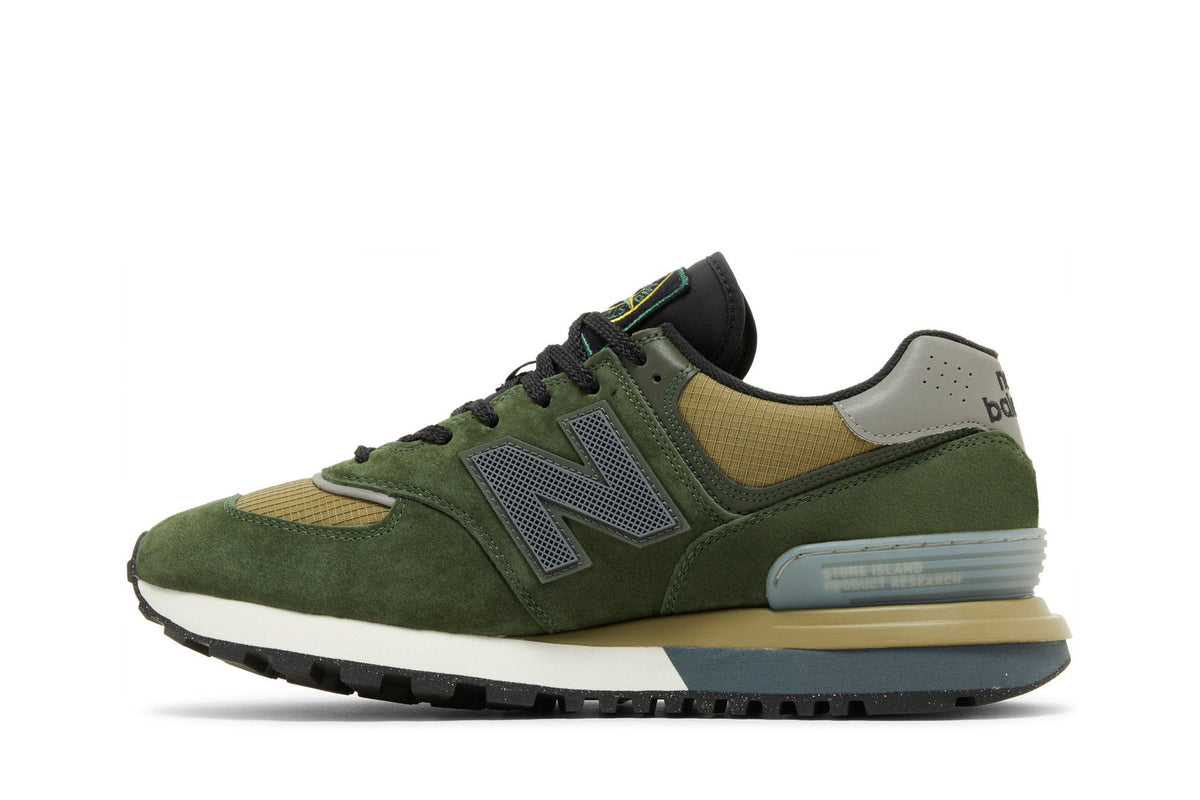 Stone Island x New Balance 574 Legacy Dark Green - Im Your Wardrobe
