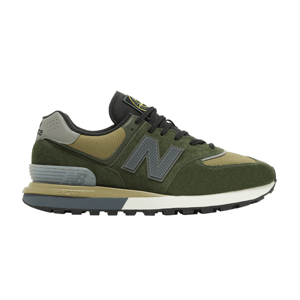 Stone Island x New Balance 574 Legacy Dark Green - Im Your Wardrobe