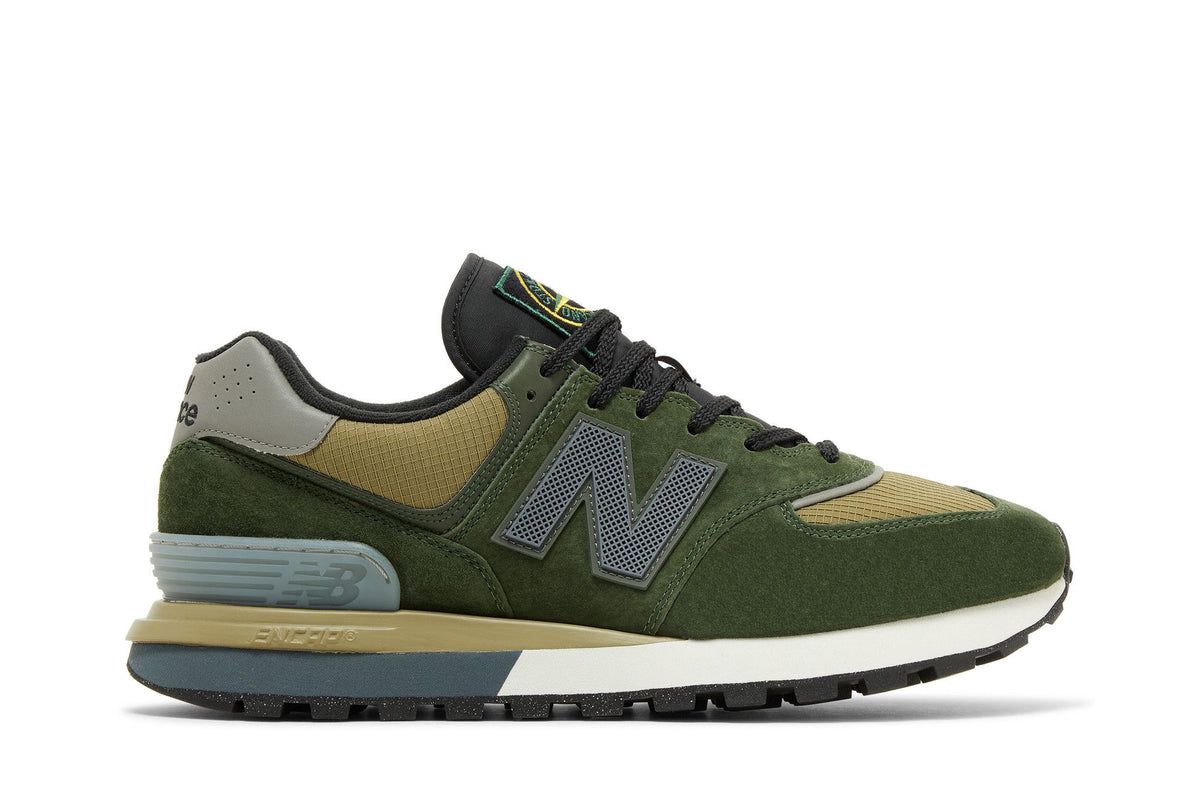 Stone Island x New Balance 574 Legacy Dark Green - Im Your Wardrobe