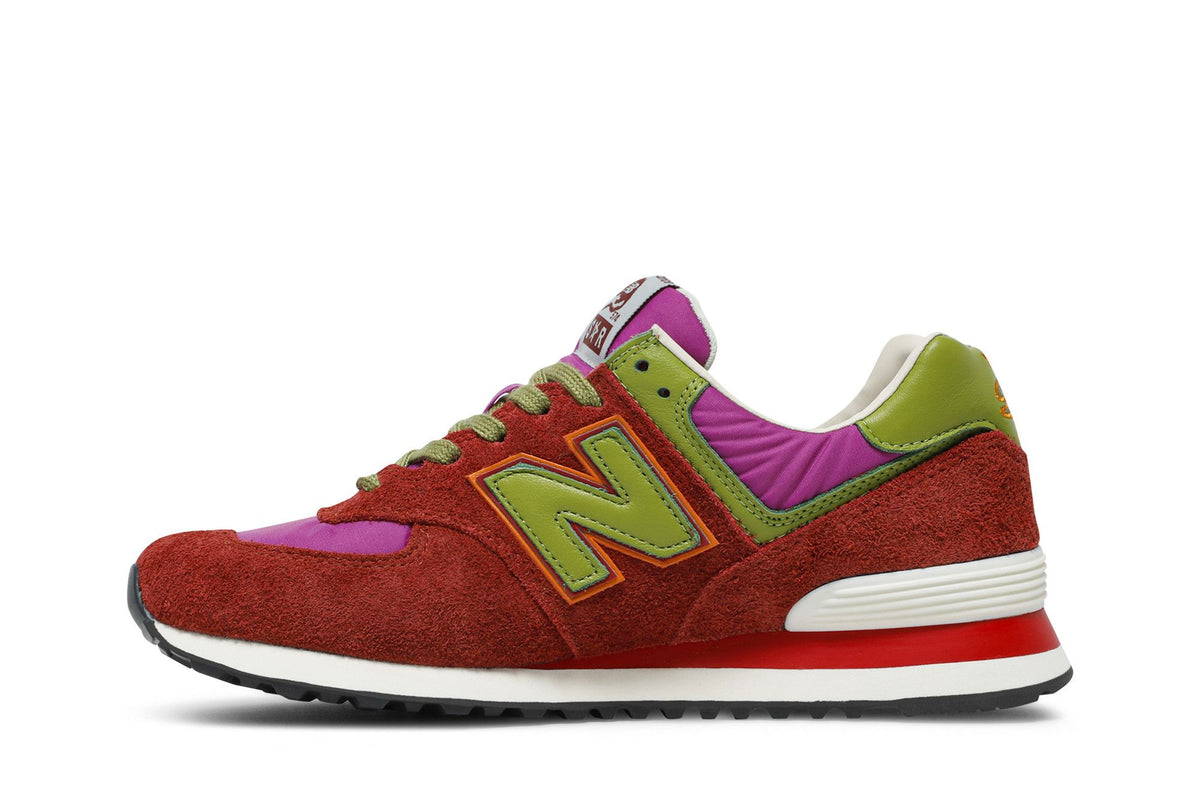 Stray Rats x New Balance 574 Red - Im Your Wardrobe
