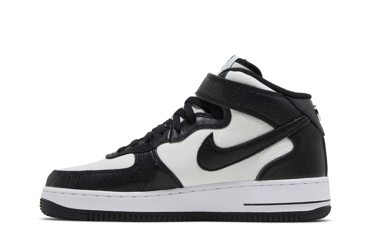 Stussy x Nike Air Force 1 Mid Black White - Im Your Wardrobe