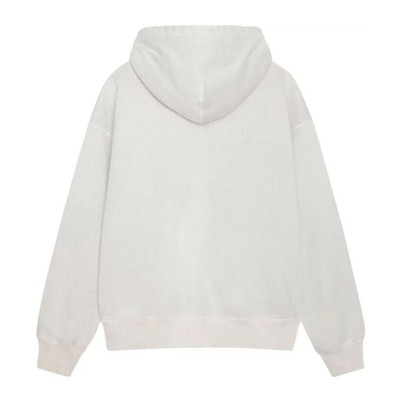 Stussy x Nike Pigment Dyed Fleece Zip Hoodie (Light Bone) (SS24) - Im Your Wardrobe