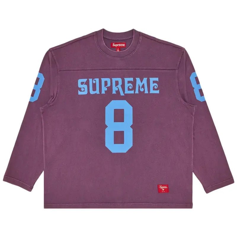 Supreme Affiliated L/S Football Top 'Dusty Purple' (SS25) - Im Your Wardrobe