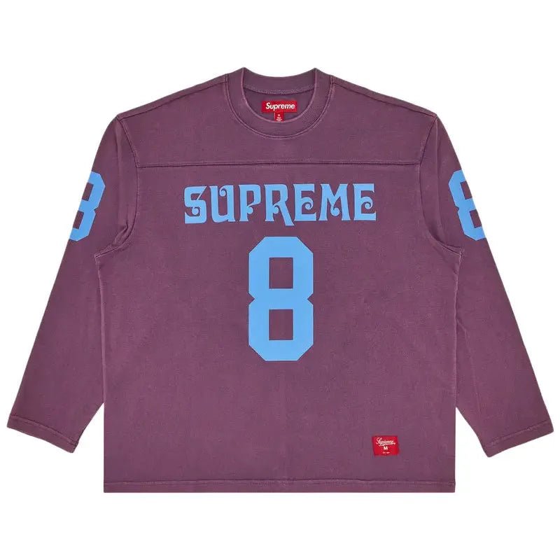 Supreme Affiliated L/S Football Top 'Dusty Purple' (SS25) - Im Your Wardrobe