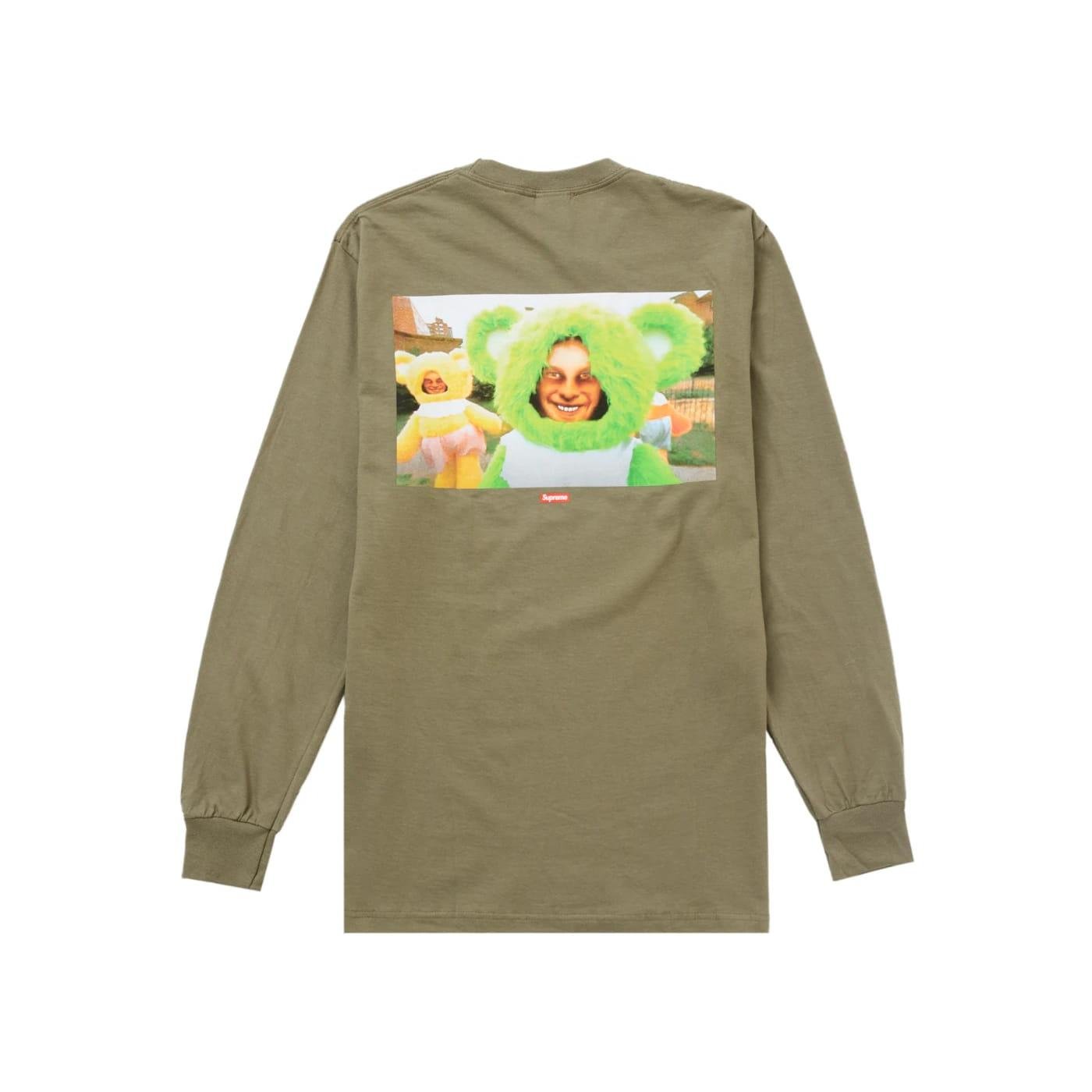 Supreme Aphex Twin Donkey Rhubarb L/S Tee Olive - Im Your Wardrobe