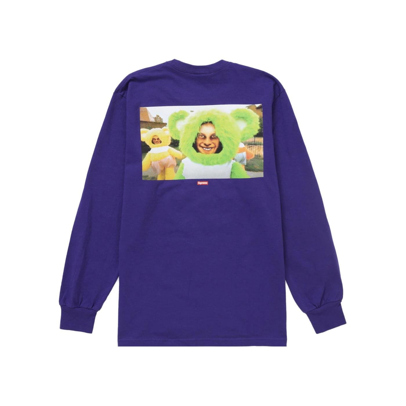 Supreme Aphex Twin Donkey Rhubarb L/S Tee Purple - Im Your Wardrobe