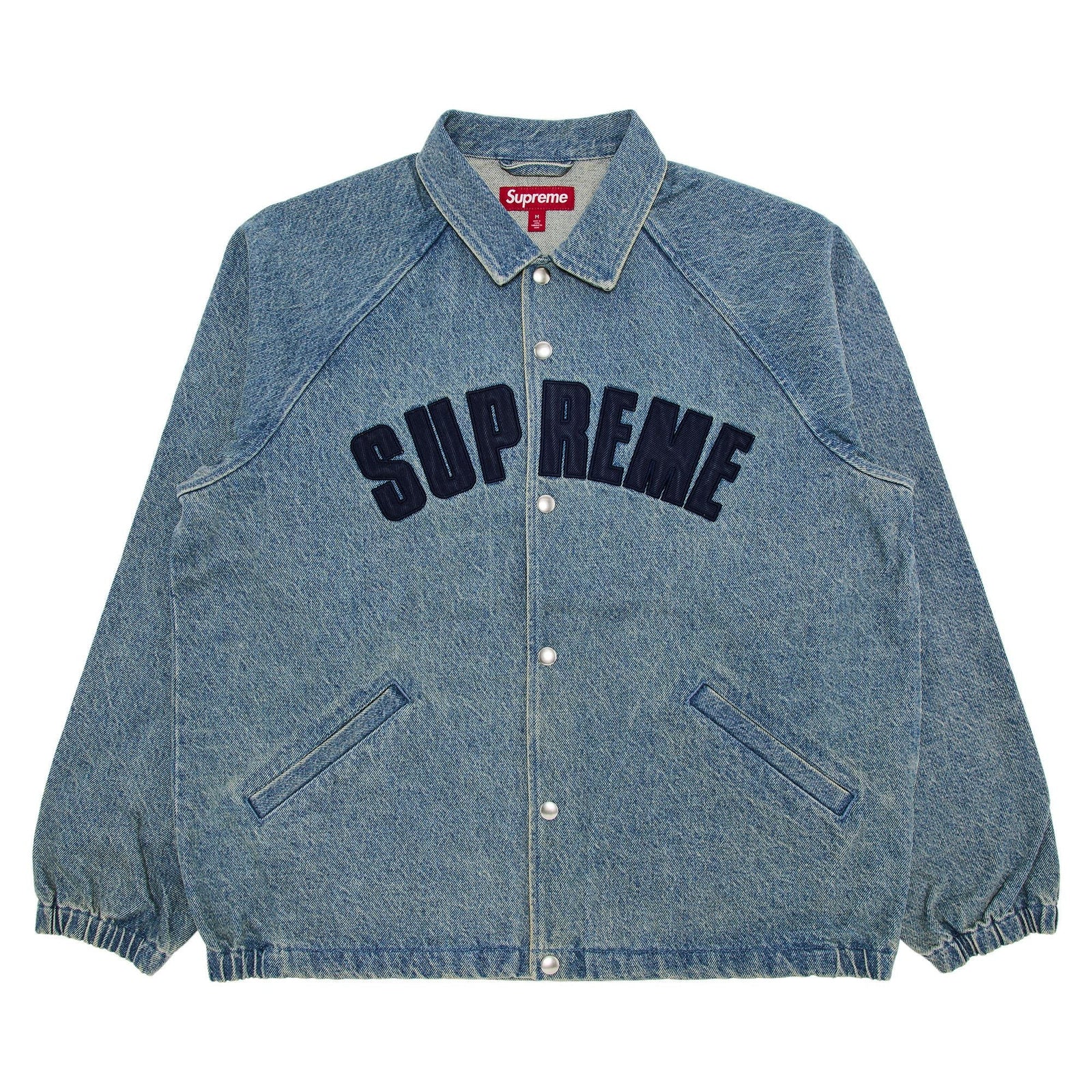Supreme Arc Denim Coaches Jacket Washed Indigo - Im Your Wardrobe