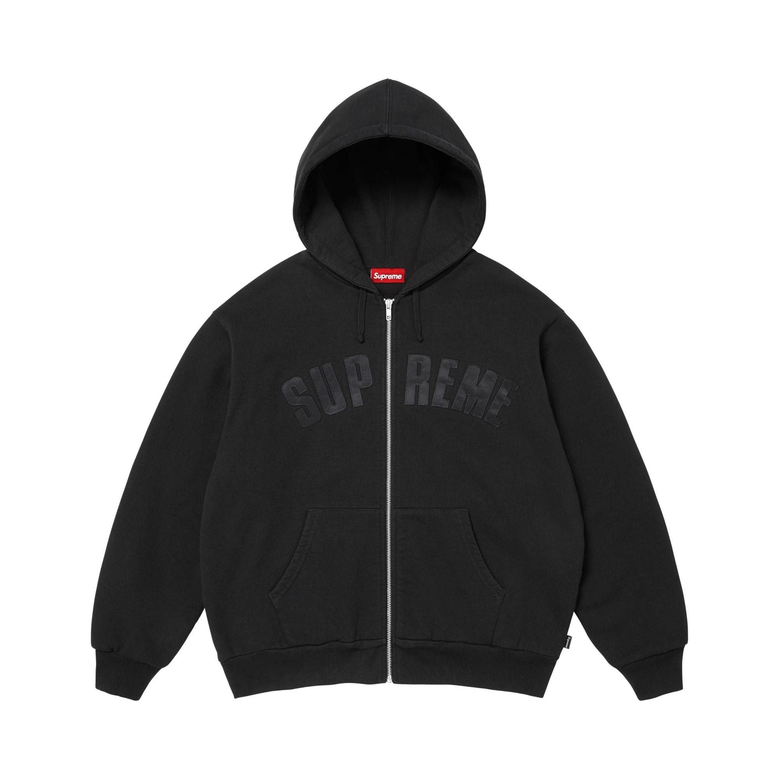 Supreme Arc Thermal Lined Zip Up Hooded Sweatshirt Black - Im Your Wardrobe