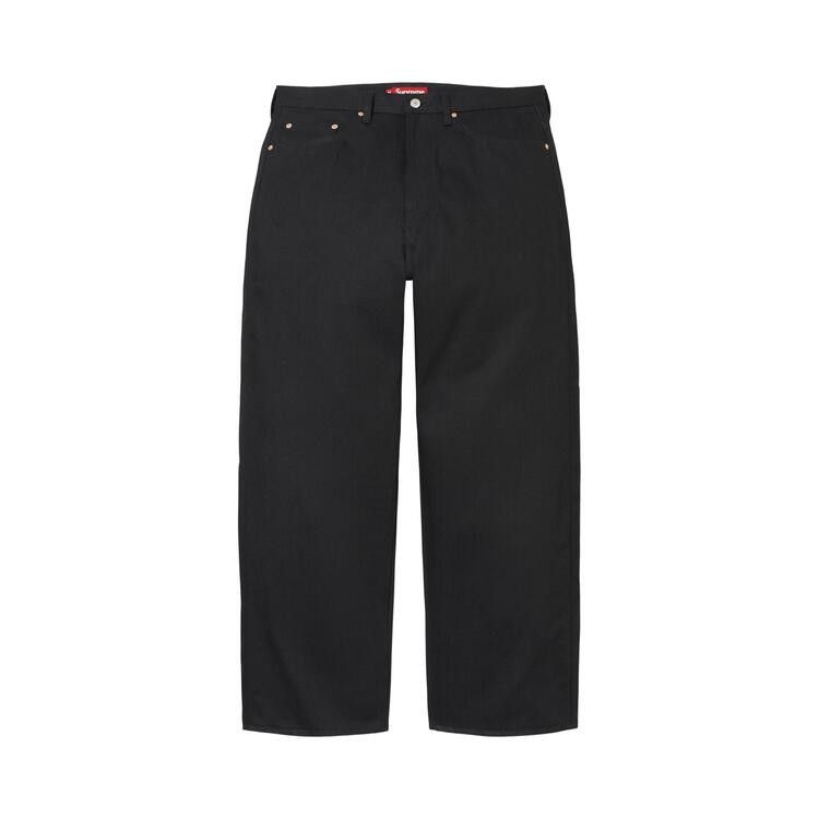 Supreme Baggy Selvedge Jean Rigid Black - Im Your Wardrobe